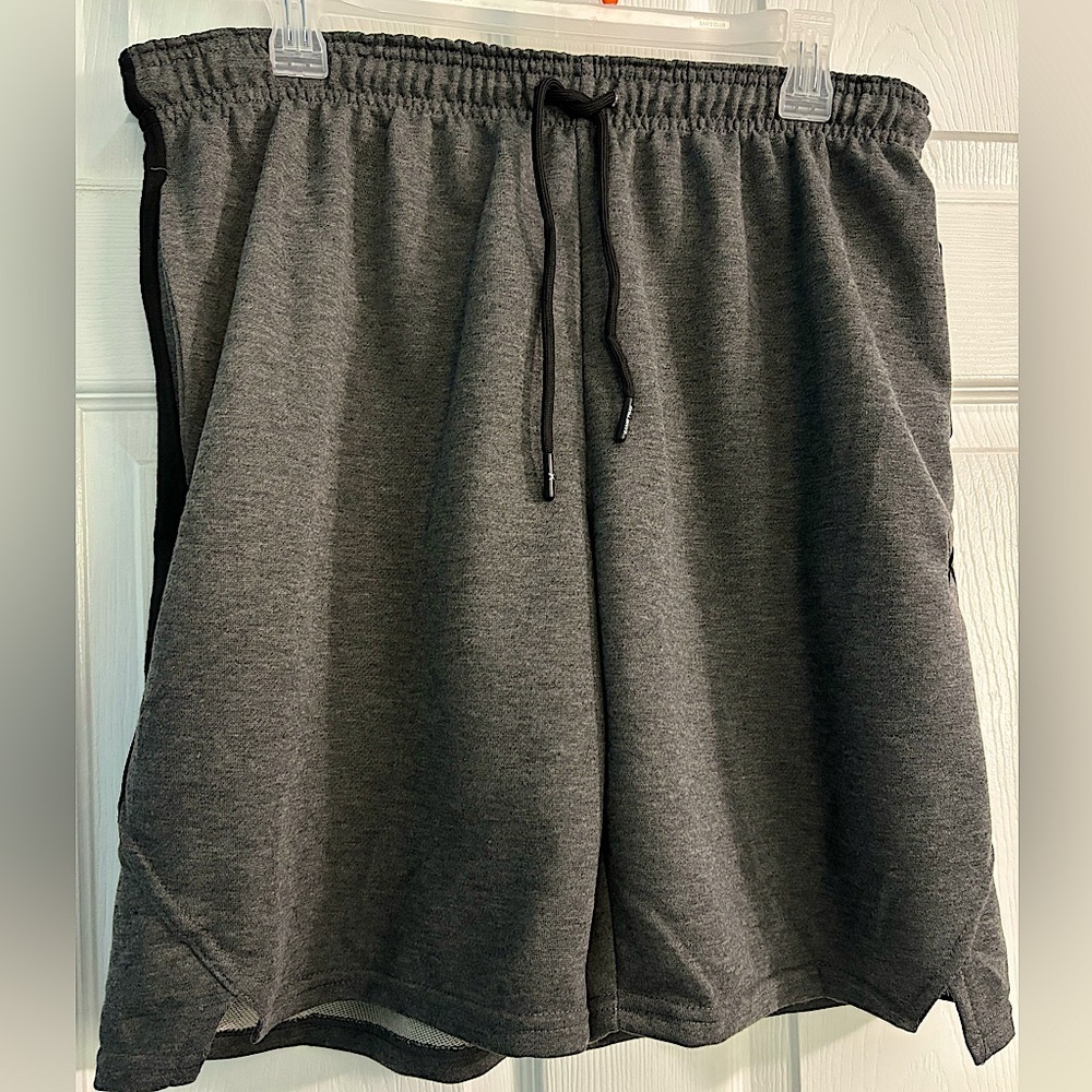 Grey activewear shorts